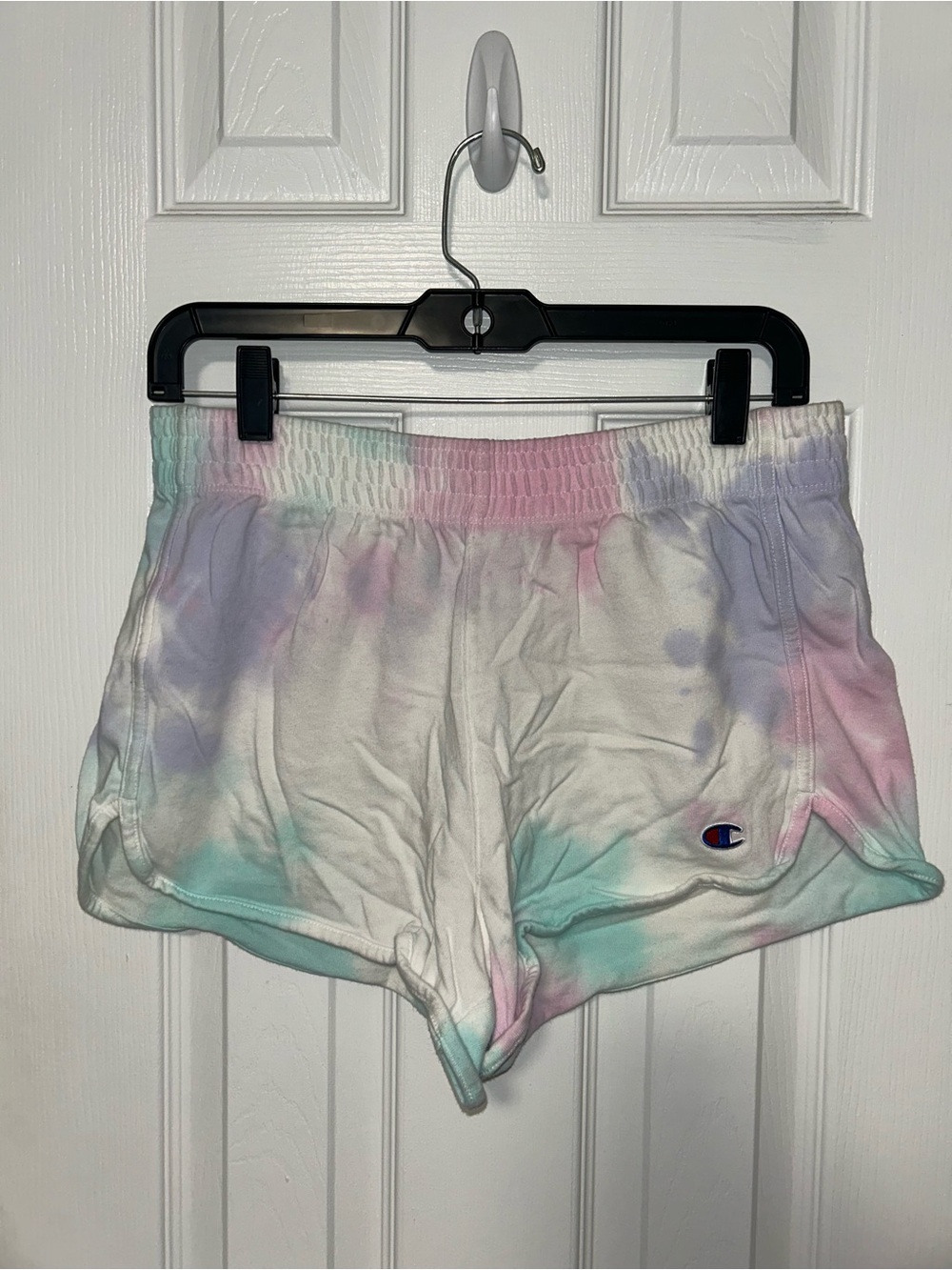 Champion Women's Pastel Tie-Dye Cotton Shorts